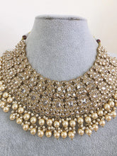 Bridal Antique Polki Kundan necklace set/Statement necklace Set/Indian Jewelry/Pakistani Jewelry set/Wedding necklace/Bridal necklace/Indian