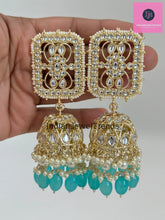 Bollywood oversized Kundan Pearl Jhumka earring /Indian, Pakistani Jewelry/Bollywood Jhumka/Statement Jhumka/indian wedding/Bridesmaid gifts