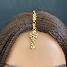 Small Polki Maang tikka/ Kundan Tikka/ Indian Jewelry/ Indian Wedding Jewelry/Pakistani Jewelry/Jhoomer/Matha patti/Indian forehead jewelry