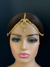 Gold Polki Kundan Head Band/Sheesh Phool tikka/Gold Polki Indian Bridal Matha Patti/Sheesh patti/Gold Damini/Indian Jewelry/Indian Bridal