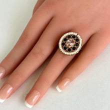 Gold Finish Polki Ring/Adjustable Ring/Indian Ring/ Pakistani Jewelry/ Indian Jewelry/Bollywood Jewelry/Indian Wedding jewelry