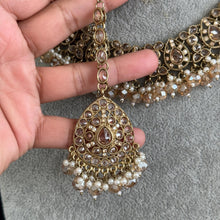 Champagne Antique Polki Kundan Necklace, Kundan Choker, Indian jewelry, Pakistani necklace, punjabi necklace, bridal, indian wedding