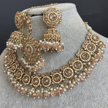 Champagne Antique Polki Kundan Necklace, Kundan Choker, Indian jewelry, Pakistani necklace, punjabi necklace, bridal, indian wedding