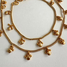 Gold Plated Gungroo Payal Pair/Moti Payal/Jhanjran/Panjeb/Pajeb/Indian Traditional Anklets/Indian Jewelry/ Pakistani Jewelry/ Boho Jewelry