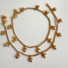 Gold Plated Gungroo Payal Pair/Moti Payal/Jhanjran/Panjeb/Pajeb/Indian Traditional Anklets/Indian Jewelry/ Pakistani Jewelry/ Boho Jewelry
