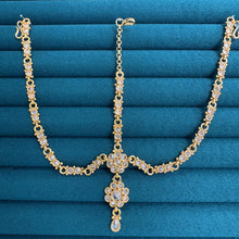 Gold Polki Kundan Head Band/Sheesh Phool tikka/Gold Polki Indian Bridal Matha Patti/Sheesh patti/Gold Damini/Indian Jewelry/Indian Bridal
