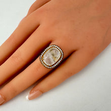 Victorian Doublet CZ Stone Ring/Adjustable Ring/Indian Ring/Pakistani/Punjabi/Indian Jewelry/Bollywood/Statement ring, Cocktail ring