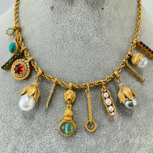 Navratan Sabyasachi inspired Charms Necklace, Heritage Collection, Fusion Jewelry, Indian Wedding Collection, Indian necklace, Pakistani