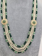 Green Kundan long necklace/Indian jewelry/Kundan rani haar/Mala necklace/Indian Wedding/Bridal Necklace/Punjabi Jewelry/Pakistani Jewelry