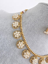 RamaGreen Antique Polki Kundan necklace set/Reverse Ad Necklace/Statement necklace/Indian/Punjabi Necklace/Pakistani Jewelry/Bridal necklace