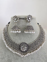 Oxidized Necklace/Oxidized Indian Jewelry/Boho Jewelry/Bib Choker Necklace/Afghan necklace/Afghani jewelry/gypsy necklace/