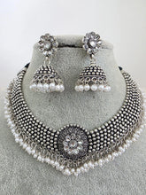 Oxidized Necklace/Oxidized Indian Jewelry/Boho Jewelry/Bib Choker Necklace/Afghan necklace/Afghani jewelry/gypsy necklace/