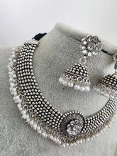 Oxidized Necklace/Oxidized Indian Jewelry/Boho Jewelry/Bib Choker Necklace/Afghan necklace/Afghani jewelry/gypsy necklace/
