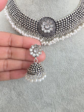Oxidized Necklace/Oxidized Indian Jewelry/Boho Jewelry/Bib Choker Necklace/Afghan necklace/Afghani jewelry/gypsy necklace/