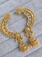 Gold plated polki Earcuff Earrings /Earcuff Jhumkas/Traditional ethnic earrings/Trendy earrings/Statement earrings/Bridal