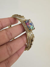 Multi Fire Stone Victorian Moissanite Polki openable bracelets,Single Bangle, bridesmaid gifts,Indian Pakistani Jewelry, Indian wedding,Gift