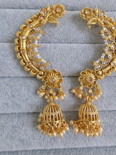 Gold plated polki Earcuff Earrings /Earcuff Jhumkas/Traditional ethnic earrings/Trendy earrings/Statement earrings/Bridal