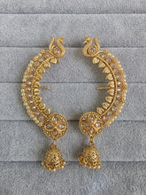 Gold plated polki Earcuff Earrings /Earcuff Jhumkas/Traditional ethnic earrings/Trendy earrings/Statement earrings/Bridal