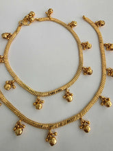 Gold Plated Gungroo Payal Pair/Moti Payal/Jhanjran/Panjeb/Pajeb/Indian Traditional Anklets/Indian Jewelry/ Pakistani Jewelry/ Boho Jewelry