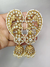 Pearl Pacchi Kundan Gold-plated Earcuff Earrings /Celebrity Earcuff Jhumkas/Traditional ethnic earrings/Trendy Statement earrings/Bridal