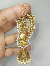 Pearl Pacchi Kundan Gold-plated Earcuff Earrings /Celebrity Earcuff Jhumkas/Traditional ethnic earrings/Trendy Statement earrings/Bridal