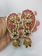 RubyGreen Pacchi Kundan Gold-plated Earcuff Earrings /Celebrity Earcuff Jhumkas/Traditional ethnic earrings/Trendy Statement earrings/Bridal