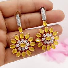 Premium quality Rose Gold AD Earrings/Victorian earrings/Statement Earrings/CZ Earrings/Indian Jewelry/Sabyasachi Earrings/Pakistani/Punjabi