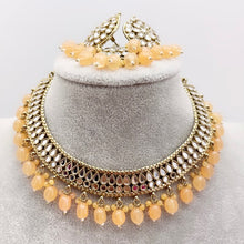 New Trendy Antique Finish Mirror Necklace set/Statement necklace/Indian Jewelry/Pakistani Jewelry set/Wedding necklace/Bridal necklace/Miror