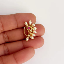 Restocked Nose Ring /marathi nose ring/ priyanka chopra Nath /CLIP ON Non Pierced Indian Nose Ring/ Indian Bridal Jewelry/ Nathini/nose ring