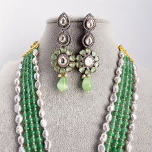 Mint Premium Quality Victorian uncut Polki Kundan Necklace/Statement Long/Long Mala/Semi Precious/Rani Haar/Indian wedding/Bridal Collection