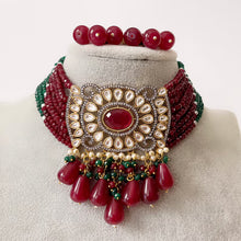 Premium quality Polki Kundan Victorian necklace/Sabyasachi Necklace/Kundan Jewelry Set/Indian wedding collection/Bridal Necklace