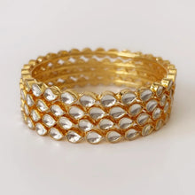 Pacchi Kundan bangles set(4 pc)/Traditional bangles/Bridal bangles/wedding jewelry/pakistani/Punjabi/Indian bangles/Bracelets