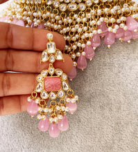 Pink Bridal Pacchi Kundan Choker/ Premium kundan set/Bollywood Jewelry/Indian jewelry/Pakistani necklace/bridal necklace/indian wedding