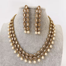 Polki kundan necklace indian jewelry pakistani jewelry kundan necklace set indian wedding jewelry bridal necklace set statement jewelry