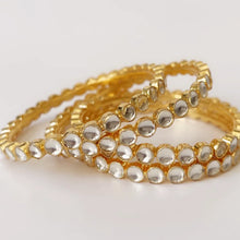 Pacchi Kundan bangles set(4 pc)/Traditional bangles/Bridal bangles/wedding jewelry/pakistani/Punjabi/Indian bangles/Bracelets
