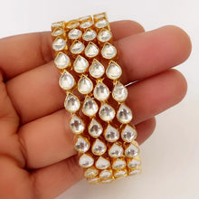 Pacchi Kundan bangles set(4 pc)/Traditional bangles/Bridal bangles/wedding jewelry/pakistani/Punjabi/Indian bangles/Bracelets
