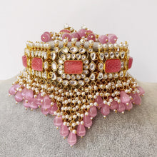 Pink Bridal Pacchi Kundan Choker/ Premium kundan set/Bollywood Jewelry/Indian jewelry/Pakistani necklace/bridal necklace/indian wedding