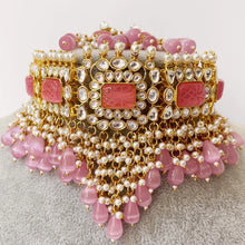 Pink Bridal Pacchi Kundan Choker/ Premium kundan set/Bollywood Jewelry/Indian jewelry/Pakistani necklace/bridal necklace/indian wedding