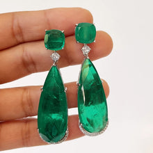 Doublet Diamond Earrings/Victorian earrings/Cocktail diamond earrings/Statement Earrings/CZ Earrings//Pakistani/Punjabi/Indian Jewelry