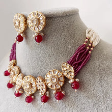 Ruby Tyaani inspired premium Kundan Silver foil Kundan necklace/Traditional necklace/Indian wedding/Bridal Jewelry/Pakistani/Punjabi