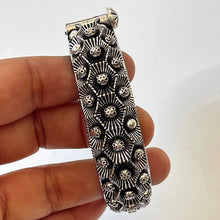 Oxidized Silver openable Kada/Bracelet (1Pc)/German Silver/Boho/Tribal/Indian Jewelry/Pakistani/Oxidized Bangles/One size fit to 2.4/2.6