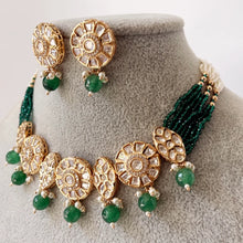 Green Tyaani inspired premium Kundan Silver foil Kundan necklace/Traditional necklace/Indian wedding/Bridal Jewelry/Pakistani/Punjabi