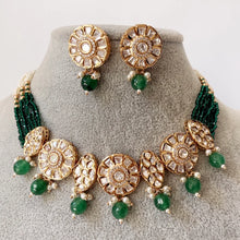 Green Tyaani inspired premium Kundan Silver foil Kundan necklace/Traditional necklace/Indian wedding/Bridal Jewelry/Pakistani/Punjabi