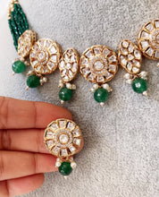 Green Tyaani inspired premium Kundan Silver foil Kundan necklace/Traditional necklace/Indian wedding/Bridal Jewelry/Pakistani/Punjabi