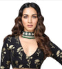 Peach Premium Kundan Choker/Sabyasachi Choker/Designer Necklace/Indian/Bollywood Jewelry/Fine Kundan/Pakistani/Punjabi/Statement Set