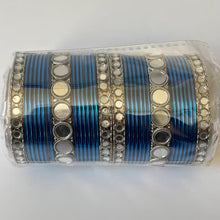Bollywood Style Indian Mirror Metal Bangles/Punjabi bangles Set/Bridal bangles/Wedding bangles/Festive bangles/Mirror Bangle/Metallic bangle
