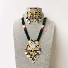 Mother of Pearl Multi strands Long Necklace gold Finish/Long Necklace/Indian Jewelry/Kundan Necklace/Indian wedding/Rani Haar/Semi Precious