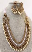 Long Antique Polki Necklace/Indian Long Necklace/Pakistani Jewelry/Necklace Mala/Indian Jewelry/Punjabi Jewelry/Indian Wedding/Rani Haar