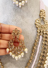 Long Antique Polki Necklace/Indian Long Necklace/Pakistani Jewelry/Necklace Mala/Indian Jewelry/Punjabi Jewelry/Indian Wedding/Rani Haar