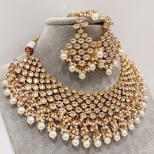 White Bridal Premium quality gold plated silver foiled Kundan necklace/Tyaani Kundan Jewelry/Fine Kundan Choker/Indian Bridal/wedding Jewelr